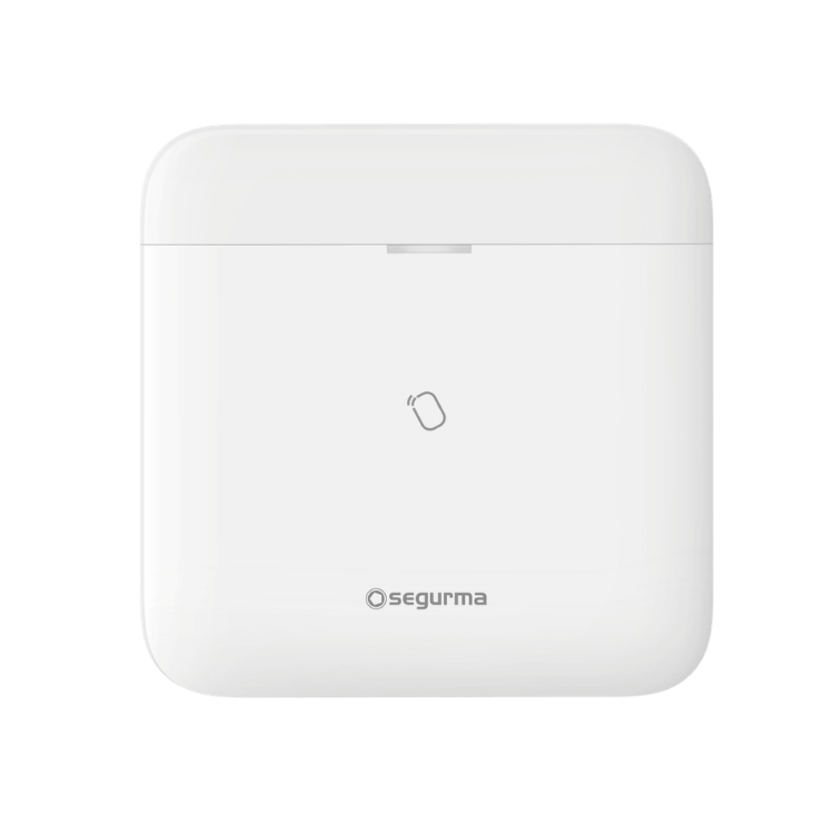 Panel central Segurma — cerebro del sistema con conexión 4g y batería de respaldo